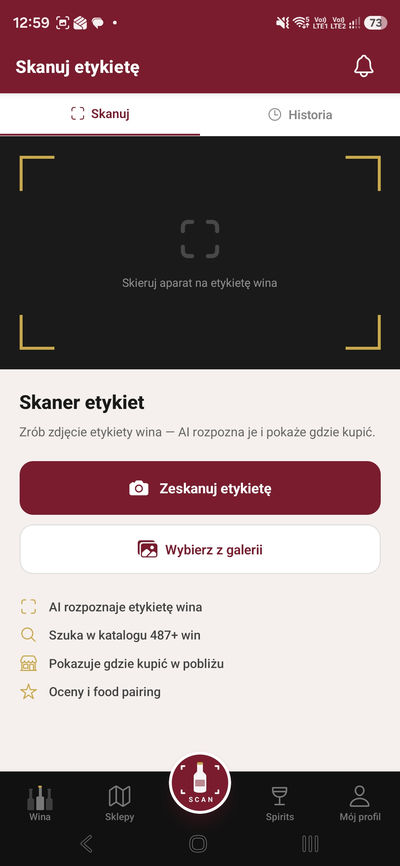 FindVine — skaner etykiet